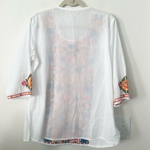 Royal Moda Embroidered Top M - Picture 5 of 7